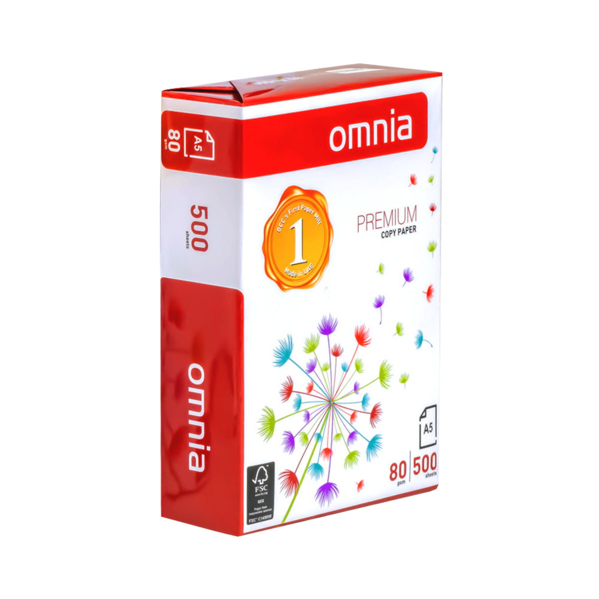 A5 Size Paper, 80 GSM, 500 sheets