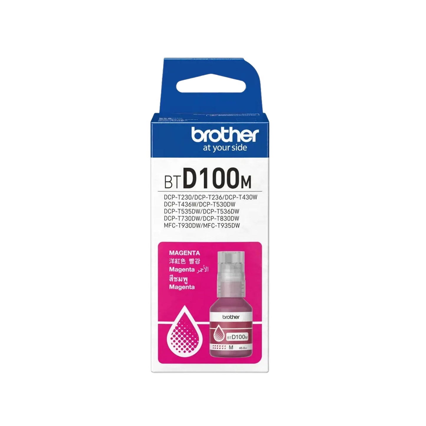 Genuine BTD100BK Ultra High Yield Black Ink Bottle