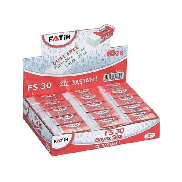 Fatih Eraser (30 Pcs)