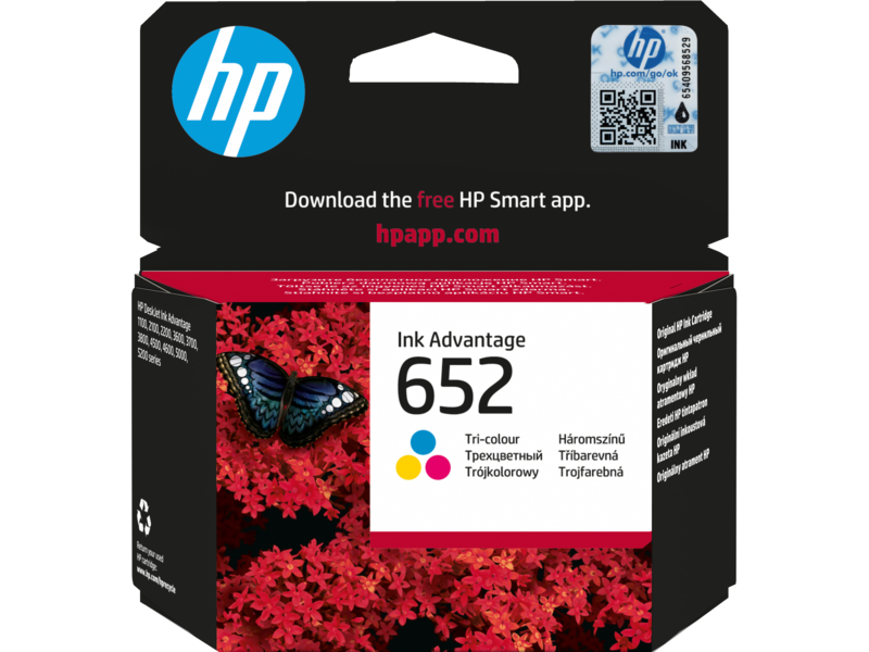 HP 652 Tricolor Original Ink Cartridge in Doha Qatar