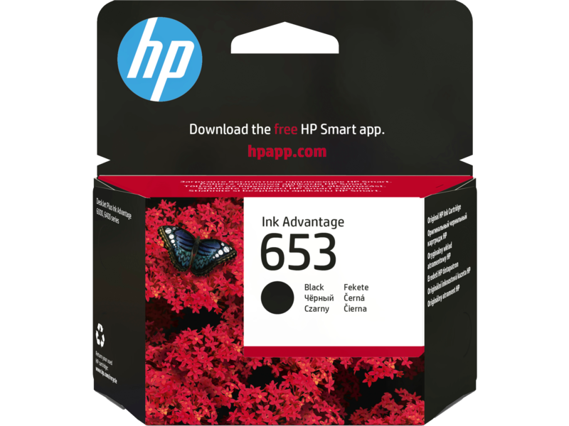 Genuine HP 653 Black Ink Cartridges in Doha Qatar