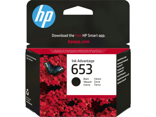 Genuine HP 653 Black Ink Cartridges in Doha Qatar