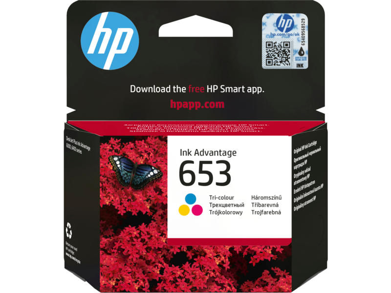 Genuine HP 653 tricolor Ink Cartridges in Doha Qatar