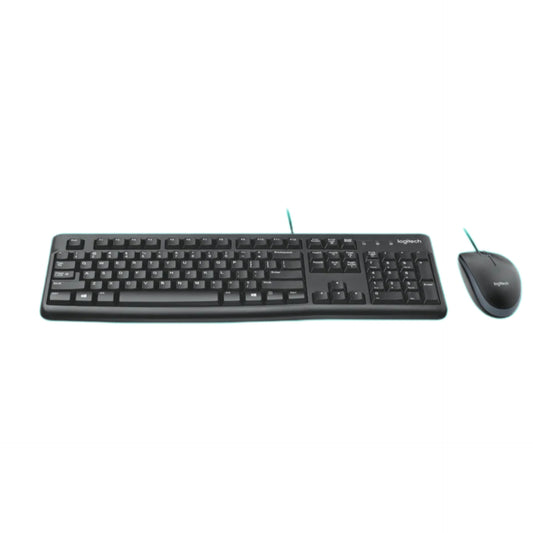 Logitech MK120 Wired Keyboard and Mouse Combo (English + Arabic)
