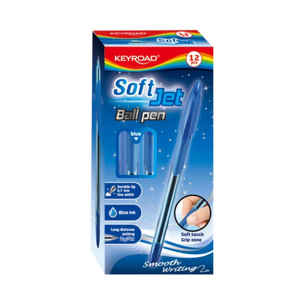 Keyroad Ball Blue Pen (12 Pcs)