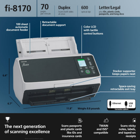 Ricoh fi-8170 Scanner