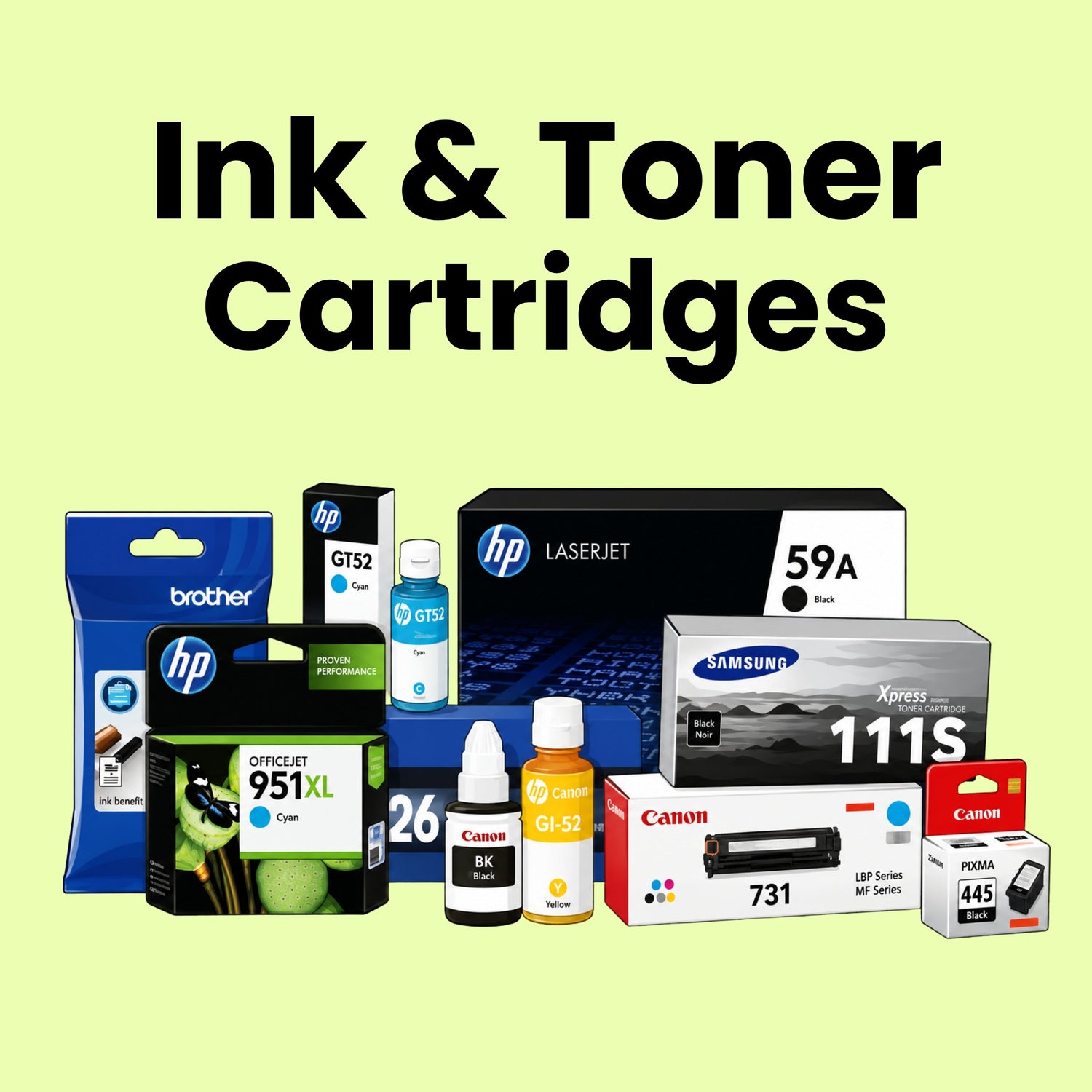 Printers, Ink and Toner cartridges