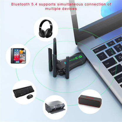 Buy VegGieg WiFi 6 Bluetooth 5.4 USB Wireless Network
