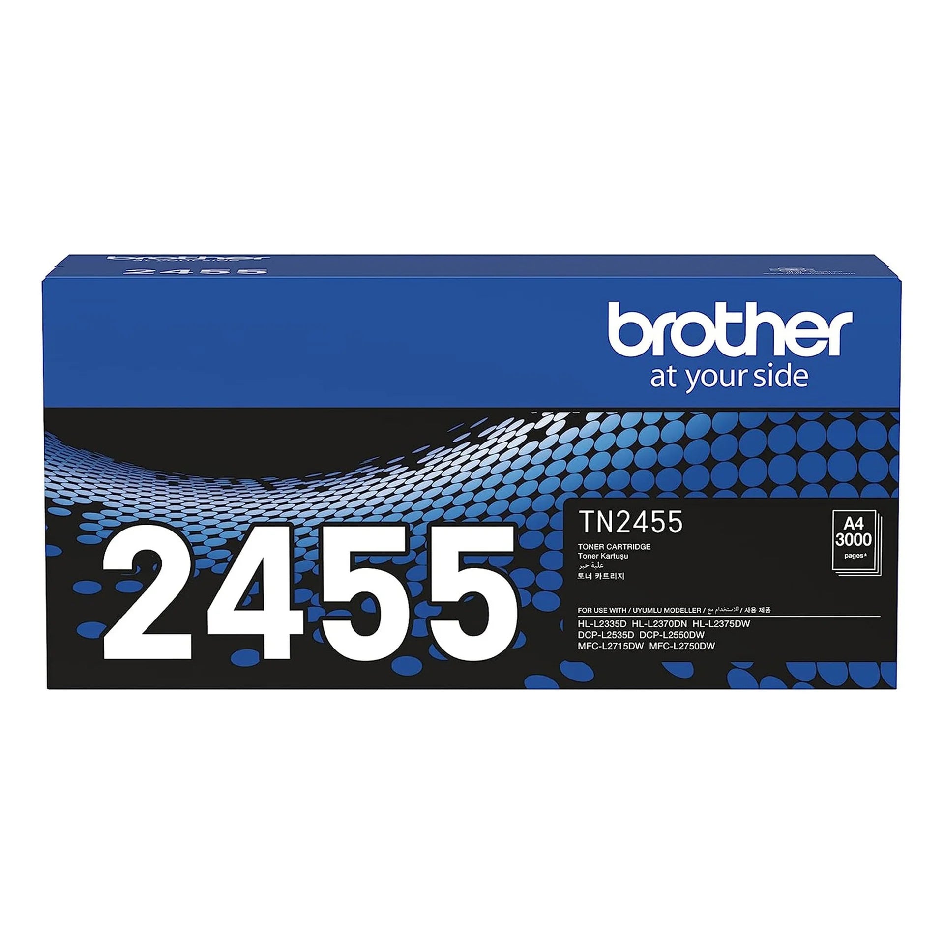 BROTHER TN-2455 High Yield Black Original Toner Cartridge BROTHER TN-2455 High Yield Black Original Toner Cartridge