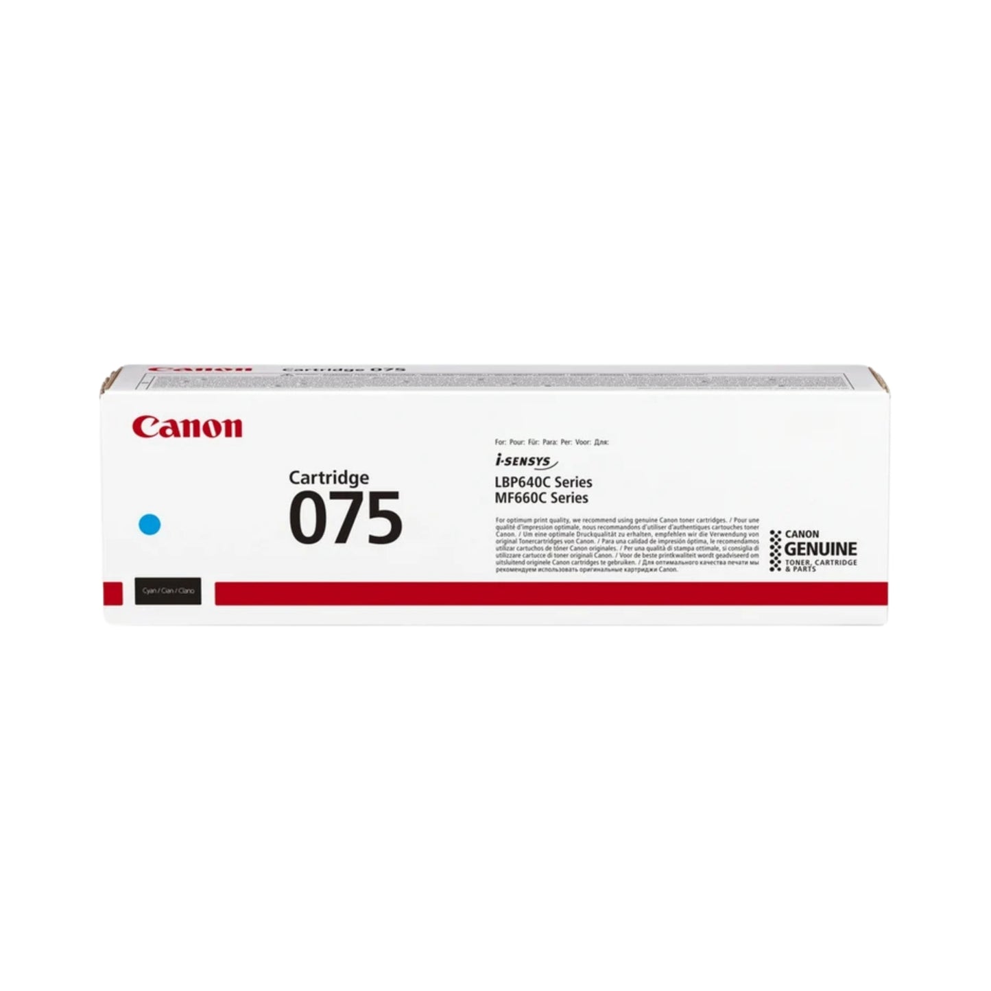 Canon 075 Cyan Toner Cartridge - High-Quality