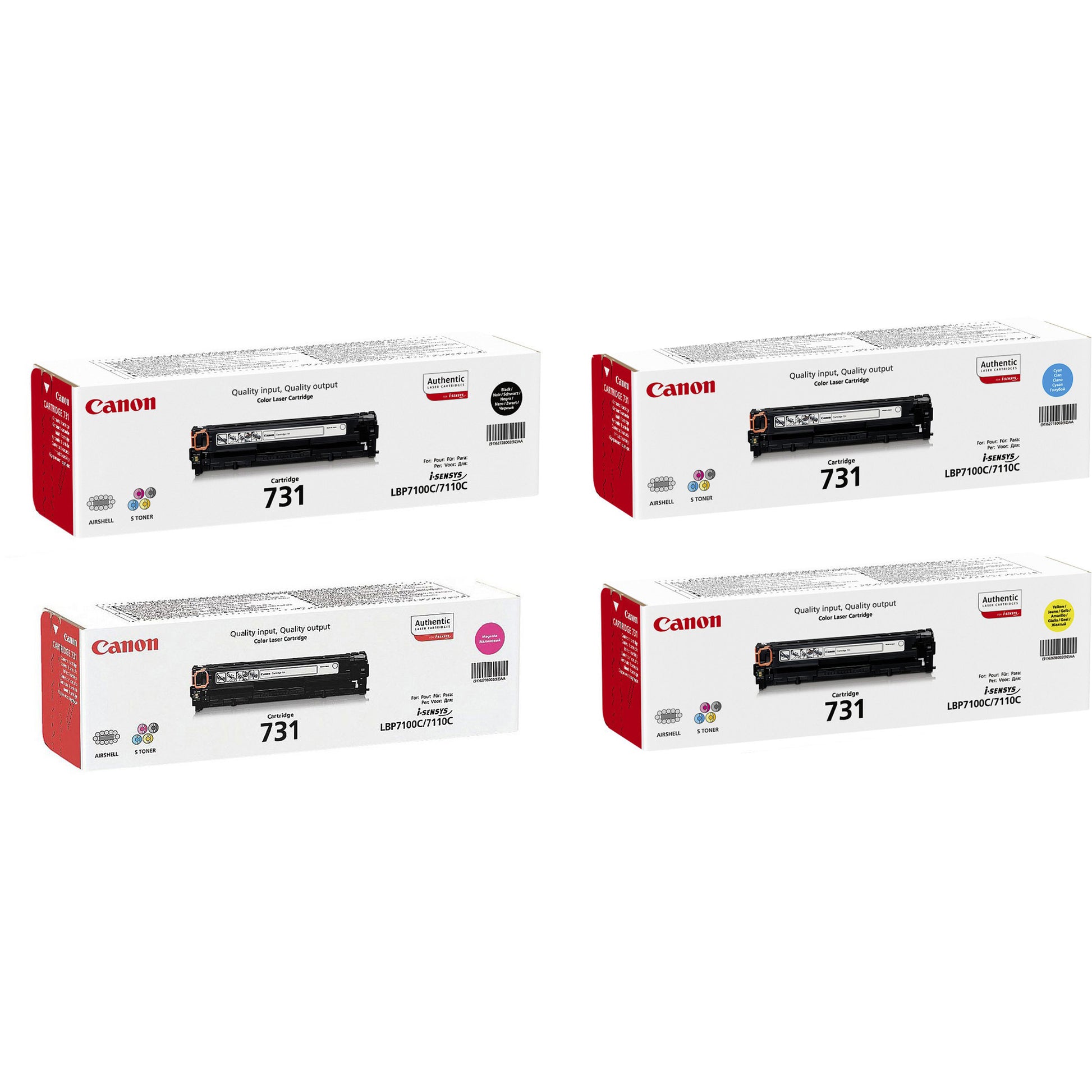 CANON 731 Original Toner Cartridge CANON 731 Original Toner Cartridge