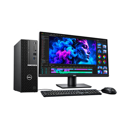 Dell Optiplex 5080 SFF Full Set Desktop Computer | i7  | 16GB RAM | 1TB Storage | 24" Monitor