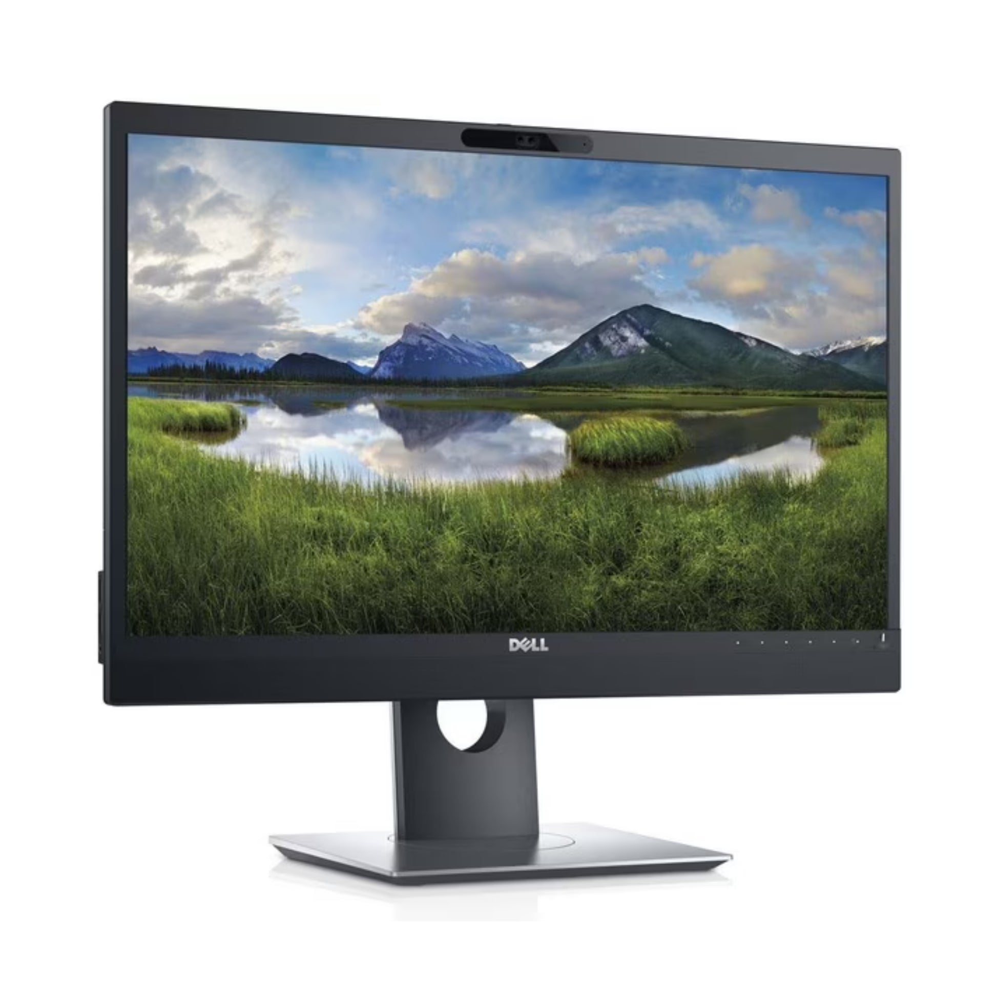 Dell 23.8" Inch IPS FHD Monitor, 6MS Response Time, HDMI, DisplayPort 1.2, 2x USB-A 2.0, 2x USB-A 3 Ports, Anti Glare Panel, Built-In Speakers, FHD Webcam, Black | P2418HZM