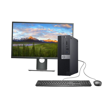 Dell Optiplex 5060 SFF i7 8th Gen with Dell 22" Monitor- Full Set Desktop Computer | 16GB RAM