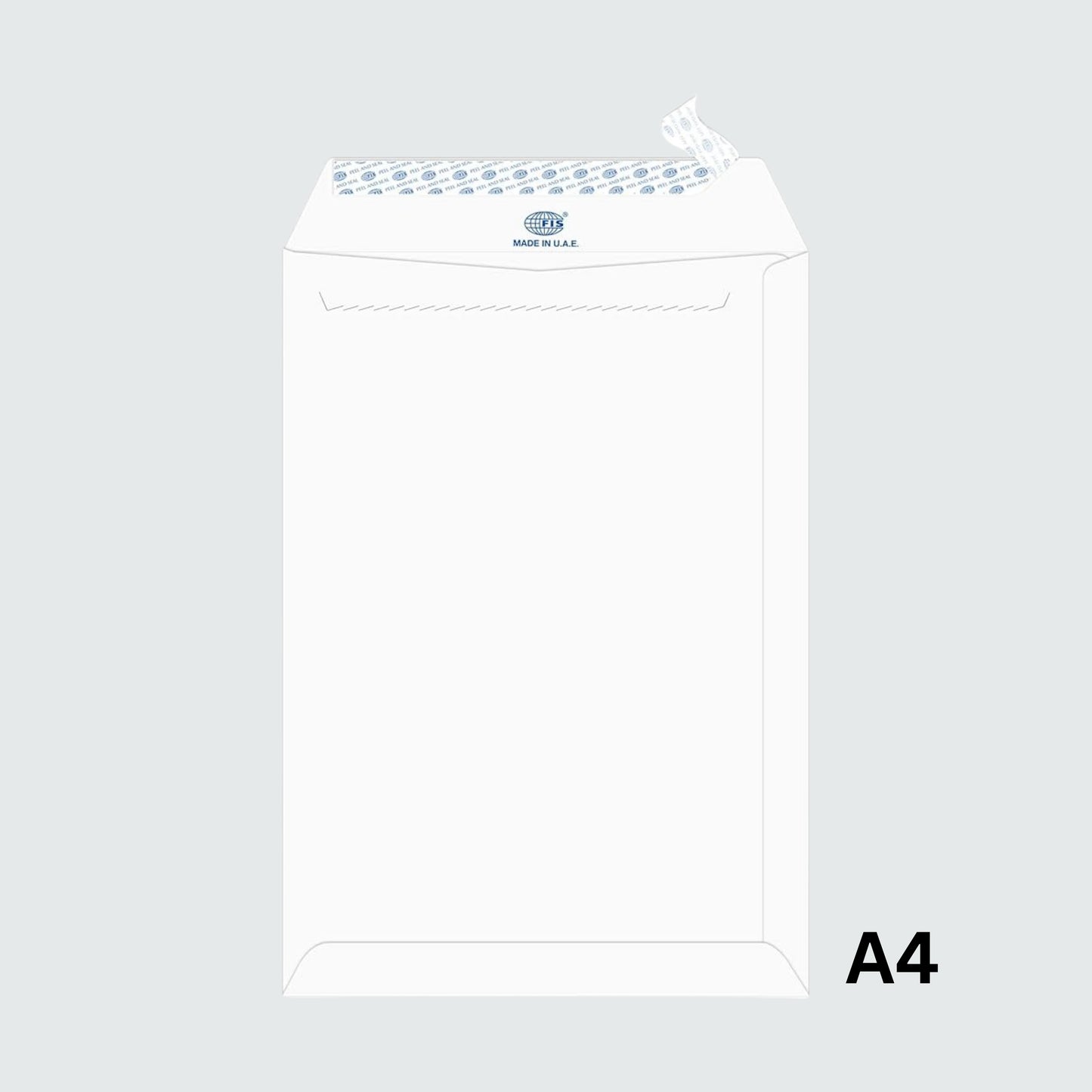 FIS Envelope A4 size Plain 50Pcs Pack