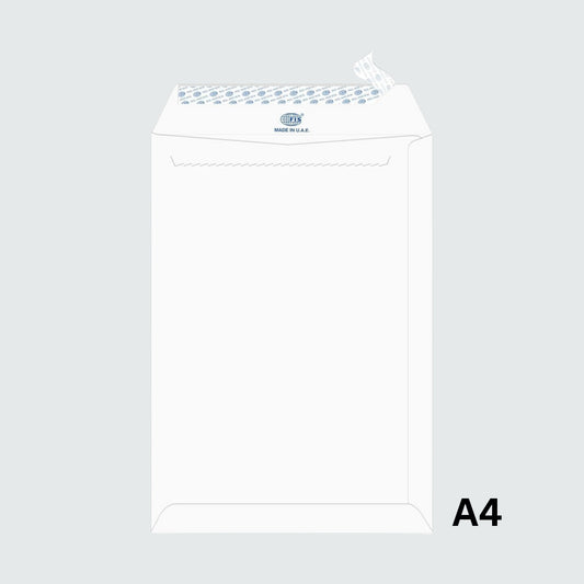 FIS Envelope A4 size Plain 50Pcs Pack