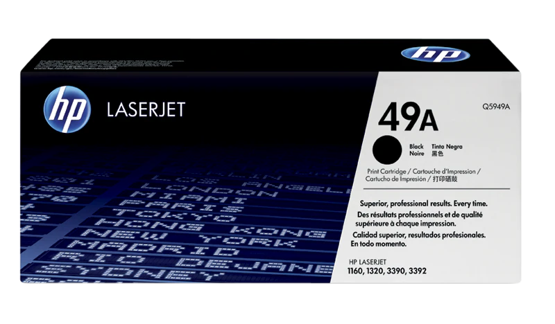HP 49A Black Original LaserJet Toner Cartridge - Q5949A HP 49A Black Original LaserJet Toner Cartridge - Q5949A