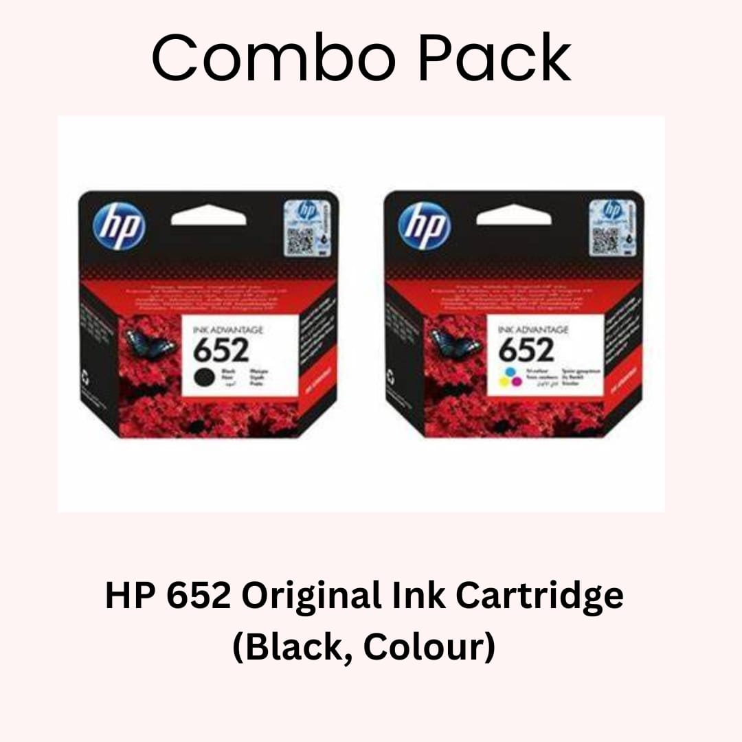 HP 652 Black and Tricolor  Original Ink Cartridge in Doha Qatar
