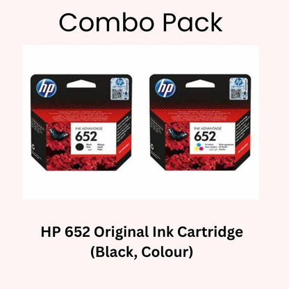 HP 652 Black and Tricolor  Original Ink Cartridge in Doha Qatar
