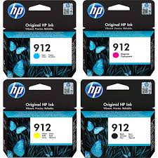 HP 912 Original Ink Cartridges for Use HP OfficeJet 8010, 8012, 8014, 8012e, 8015, 8020, 8030, 8024, 8025e, 8022, 8025 & 8022e All-in-One Printer