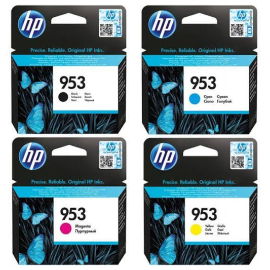 HP 953 Original Ink Cartridges for Use HP Office-Jet Pro 7720, Pro 7730, 7740, 8210, 8218, 8710, 8715, 8715, 8715 & 8718 All-in-One Printer