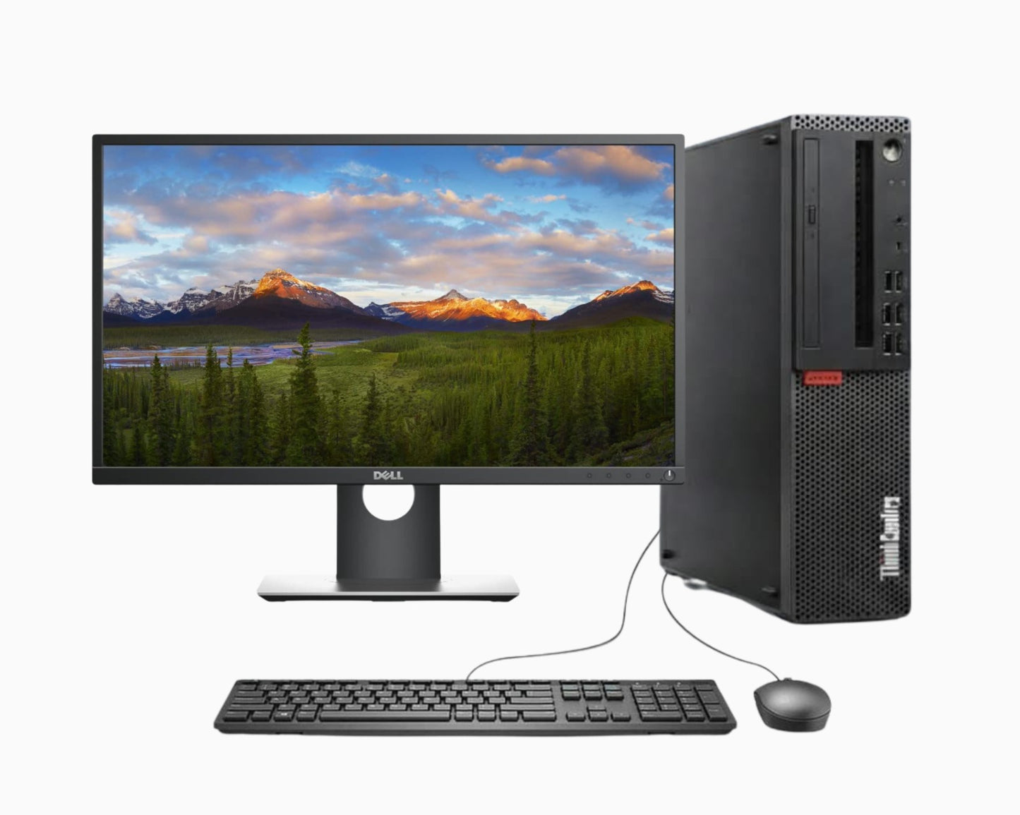 Lenovo ThinkCentre M720 SFF with FHD 22" inch Monitor- Full Set Desktop Computer