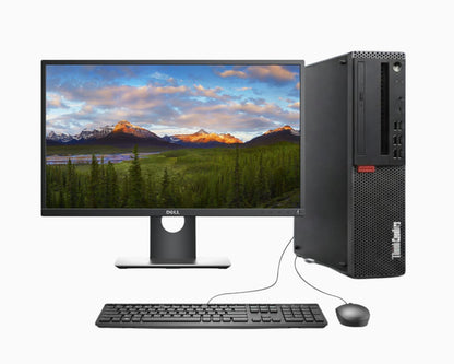 Lenovo ThinkCentre M720 SFF with FHD 22" inch Monitor- Full Set Desktop Computer