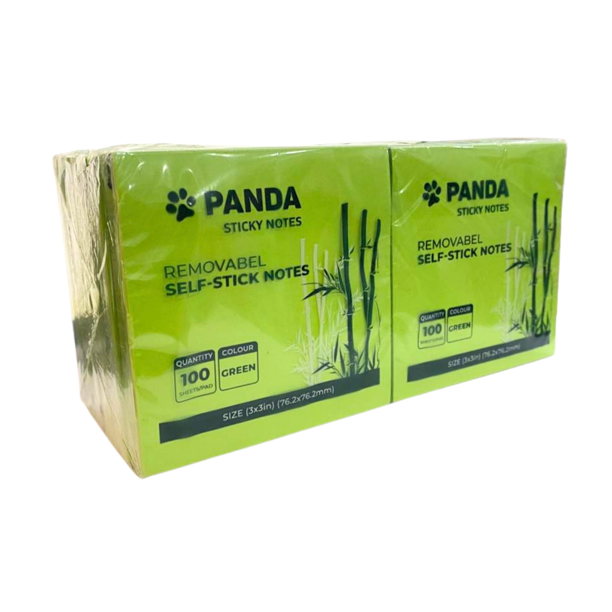 PANDA Stick Notes 3x3 Inch 100 Sheets (12Pcs) PANDA Stick Notes 3x3 Inch 100 Sheets (12Pcs)