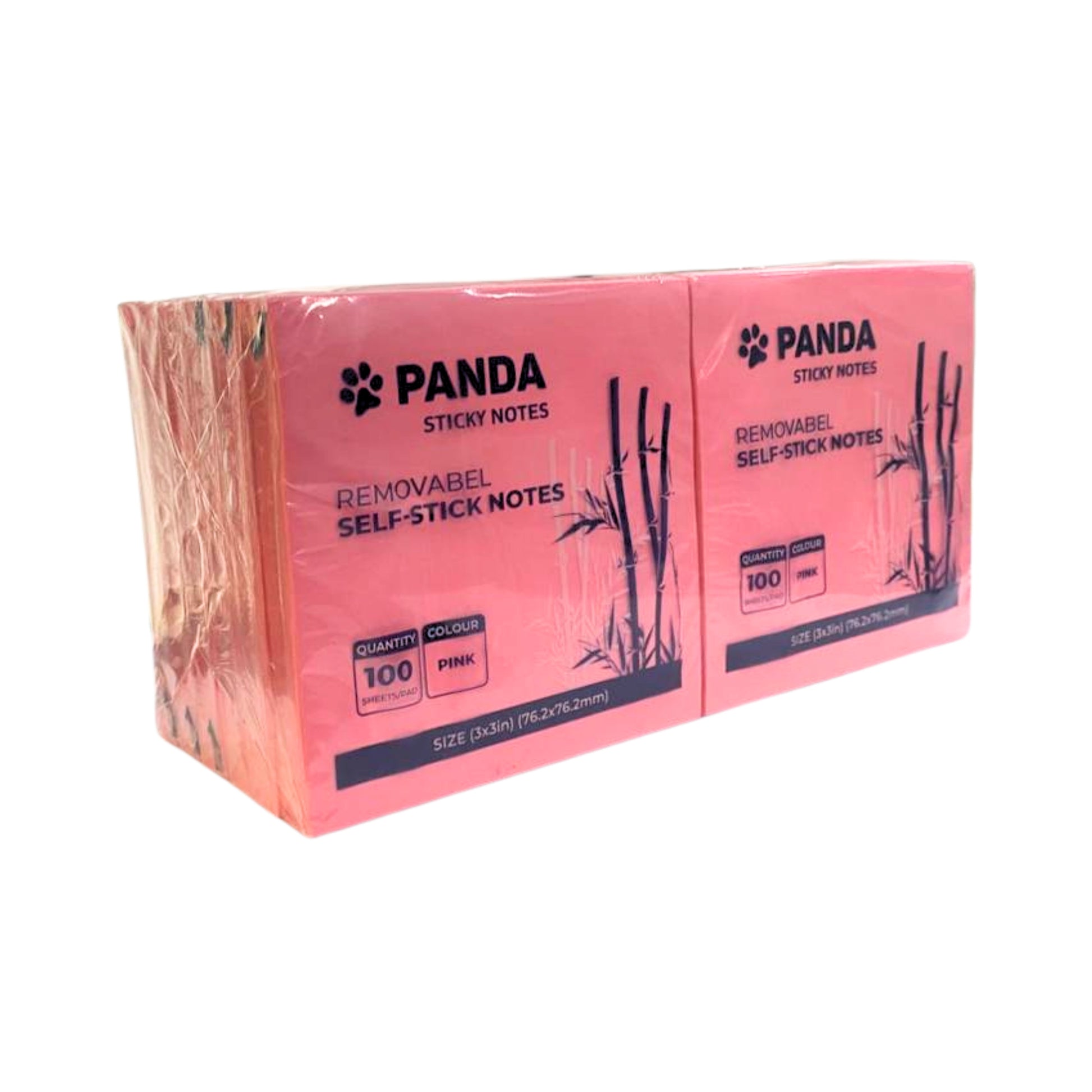 PANDA Stick Notes 3x3 Inch 100 Sheets (12Pcs) PANDA Stick Notes 3x3 Inch 100 Sheets (12Pcs)