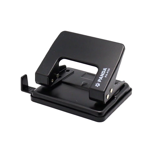 Panda Punch 2-Hole 20 Sheet Capacity Black Color