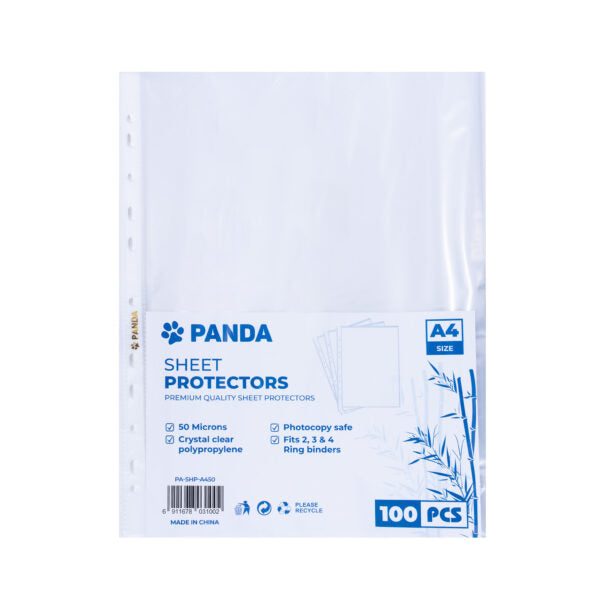 Panda Sheet Protectors A4