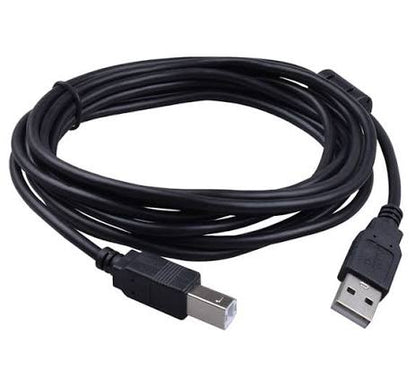 5 meter long USB printer cable to connect printers, copiers and scanners to computer
