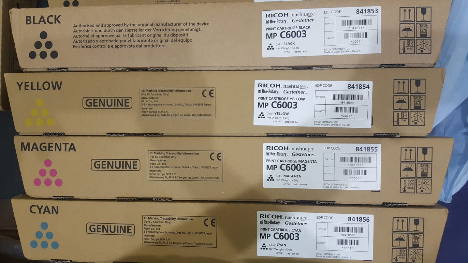 RICOH MP C6003 Original Toner Cartridge RICOH MP C6003 Original Toner Cartridge