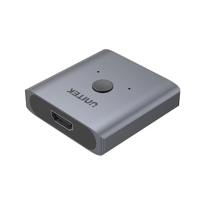 Unitek 4K Aluminium HDMI 2.0 Switch 2-To-1 Bi-Directional