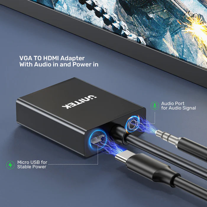 Unitek VGA to HDMI Adapter