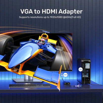 Unitek VGA to HDMI Adapter