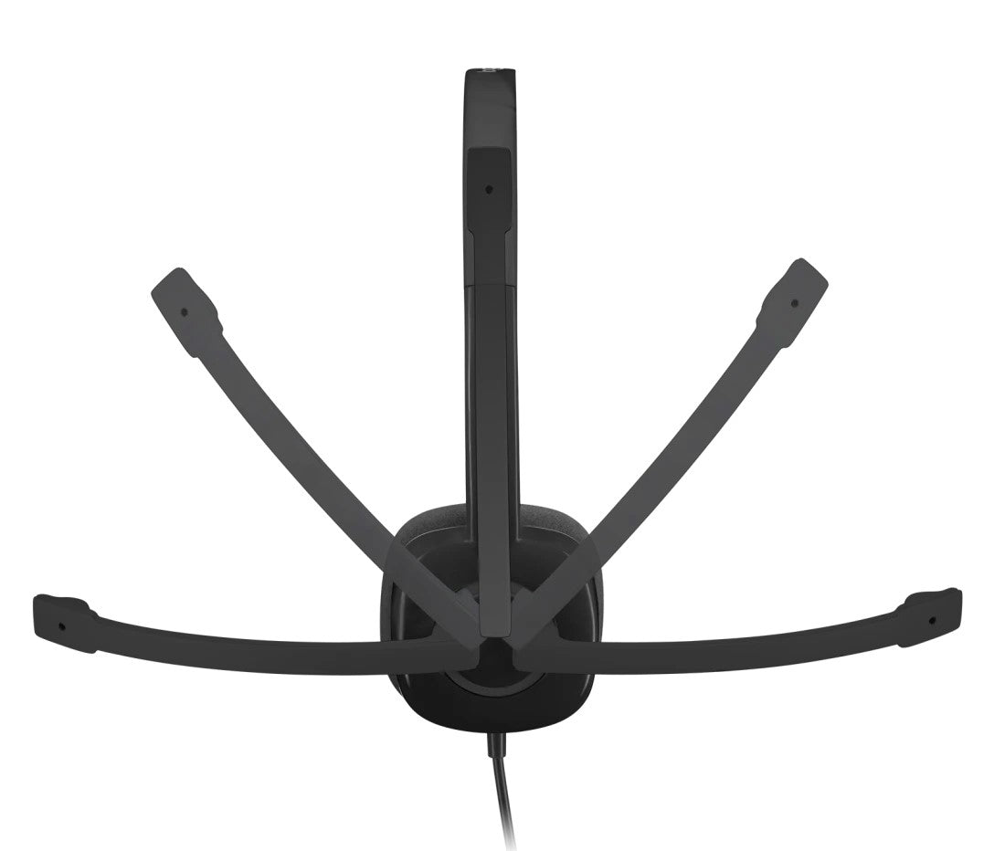Logitech H151 Stereo Headset with 3.5mm Single Jack Connection and Noise-Cancelling Mic