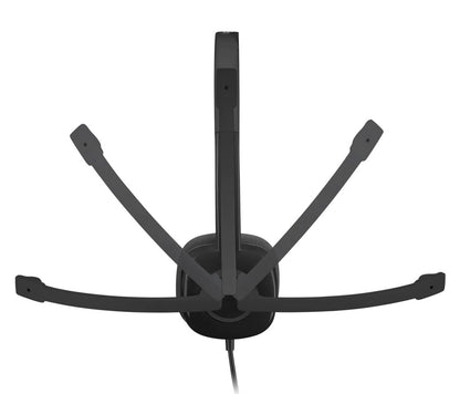 Logitech H151 Stereo Headset with 3.5mm Single Jack Connection and Noise-Cancelling Mic