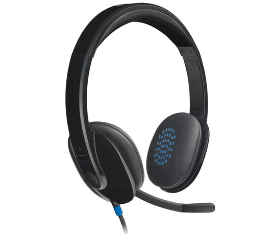 Logitech H540 USB Computer Headset with Noise-Cancelling Mic