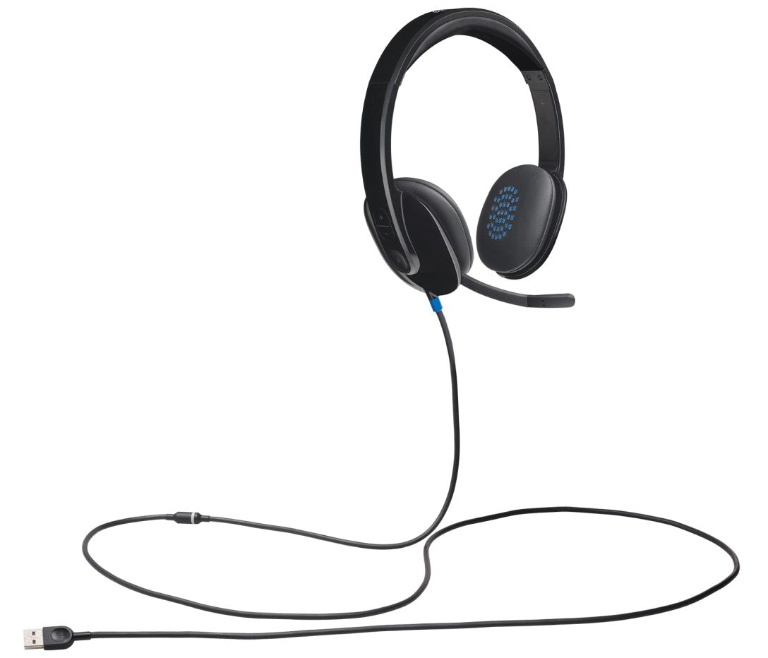 Logitech H540 USB Computer Headset with Noise-Cancelling Mic
