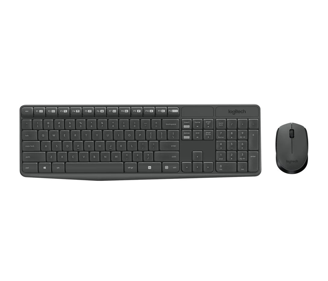 Logitech MK235 Wireless Keyboard and Mouse Combo (English + Arabic)