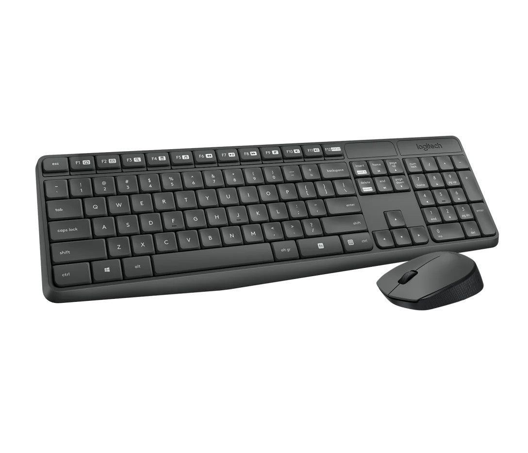 Logitech MK235 Wireless Keyboard and Mouse Combo (English + Arabic)