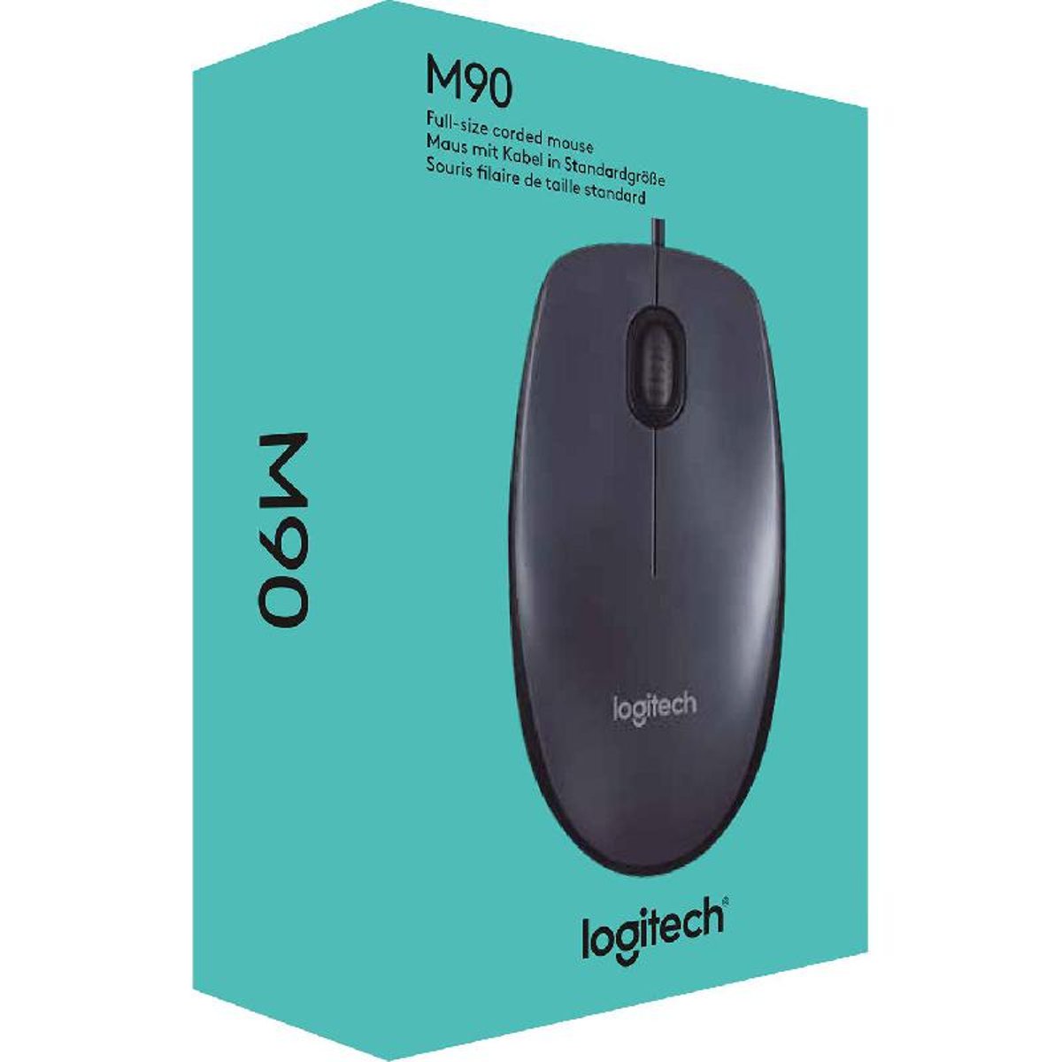 Logitech M90 Wired Mouse – TexMax Qatar