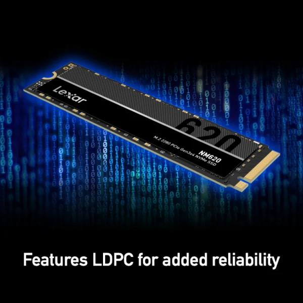 LEXAR NM620 1TB M.2 2280 PCle Gen 3×4 NVMe SSD