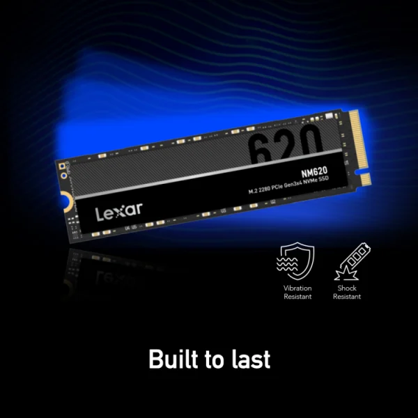 LEXAR NM620 1TB M.2 2280 PCle Gen 3×4 NVMe SSD